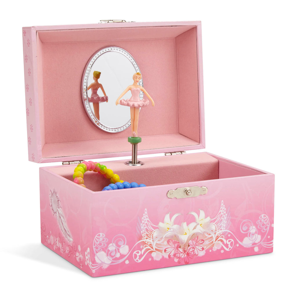 Pink Girls Jewelry Box - Musical Jewelry Box - Swan Lake | Jewelkeeper